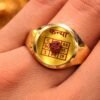 Ashtadhatu Kanyarashi Yantra Ring Jyotishshop 1 100x100