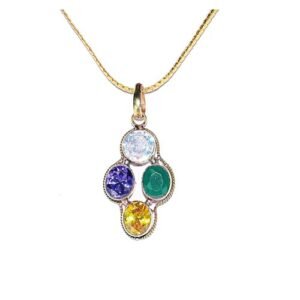 Aries Zodiac, Mesh Rashi(मेष राशि) Ratna Locket(Chain not included)