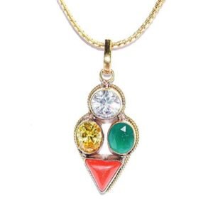 Leo Zodiac Singh Rashi(सिंह राशि) Shri Lakshami Yog Rashi Ratan Locket(Chain not included)