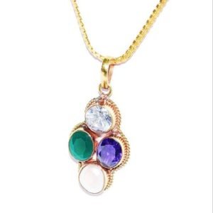 Virgo Zodiac, Kanya Rashi(कन्या राशि) Ratna Locket(Chain not included)