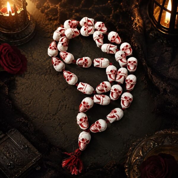 Mund Mala-Skull Mala White new-mund-mala-jyotishshop