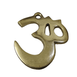 Om In Brass For Wall Hanging | Weight 30 gm | Size 6.5x5 cm