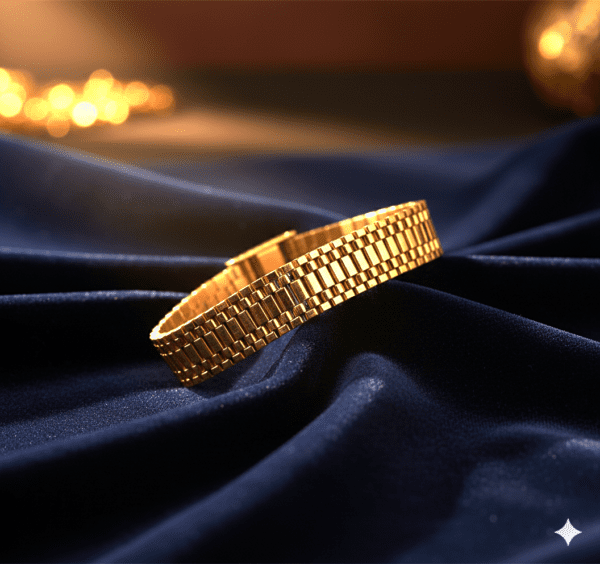 Stylish Bracelet In Brass Gemini Generated Image Taal30taal30taal 600x564
