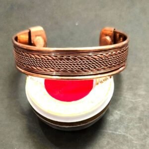 Multiline Copper Kada(कॉपर कड़ा)- Size Adjustable
