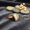 hakik stone ring