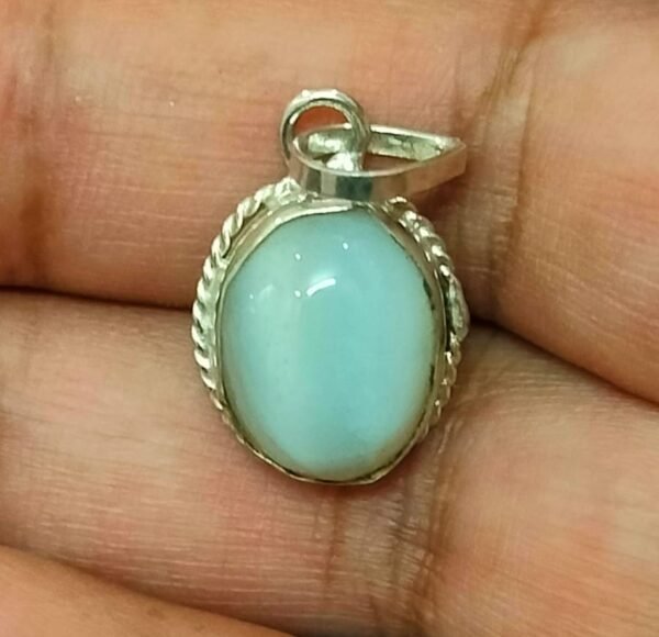 Silver Polished Brass Hakik Stone Locket 25(हकीक स्टोन लॉकेट) Hakik Stone Locket Jyotishshop 25 600x580