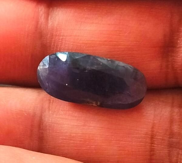 Certified Neeli Stone With Certificate(सर्टिफाइड नीली स्टोन) | Weight- 11.76 Ratti Neeli Stone 1 Jyotishshop 600x538