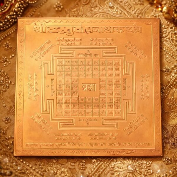 Heavy Quality Copper Shri Vastu Dosh Nashak Yantra(श्री वास्तु दोष नाशक यन्त्र कॉपर), Size 3×3 inch copper_vastudosh_nashak_yantra_jyotishshop