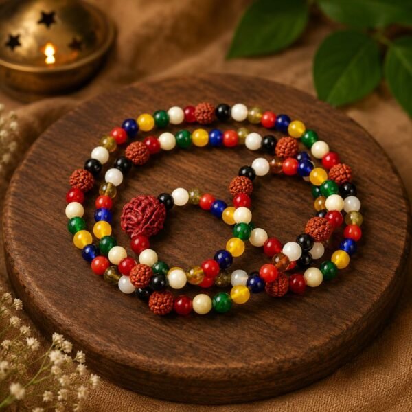 Navgrah Dosh Nivaran Mala(नवग्रह दोष निवारण माला) navratan-mala-navgrah-jyotishshop