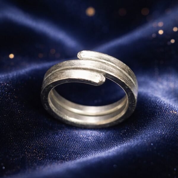 Original Silver Polished Ranga Ring(रांगा रिंग) | राहु दोष शांति और Protection के लिए Powerful Ring | Weight- 14 g silverpolish-raangaring-jyotishshop