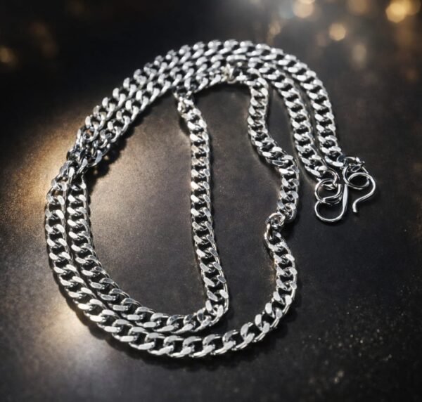 German Silver Oxidised Metal Chain – Stylish & Premium Look Chain For Men german-silver-metal-chain-jyotishshop
