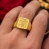 Brass Pandrah Yantra Ring Jyotishshop 1 100x100