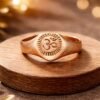 handcrafted-om-copper-ring-jyotishshop handcrafted-om-copper-ring-jyotishshop