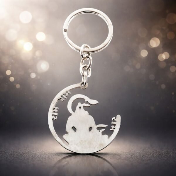 Jai Shri Ram Bhakti Metal Keychain – Divine & Stylish Key Accessory shriram-metal-keyring-jyotishshop